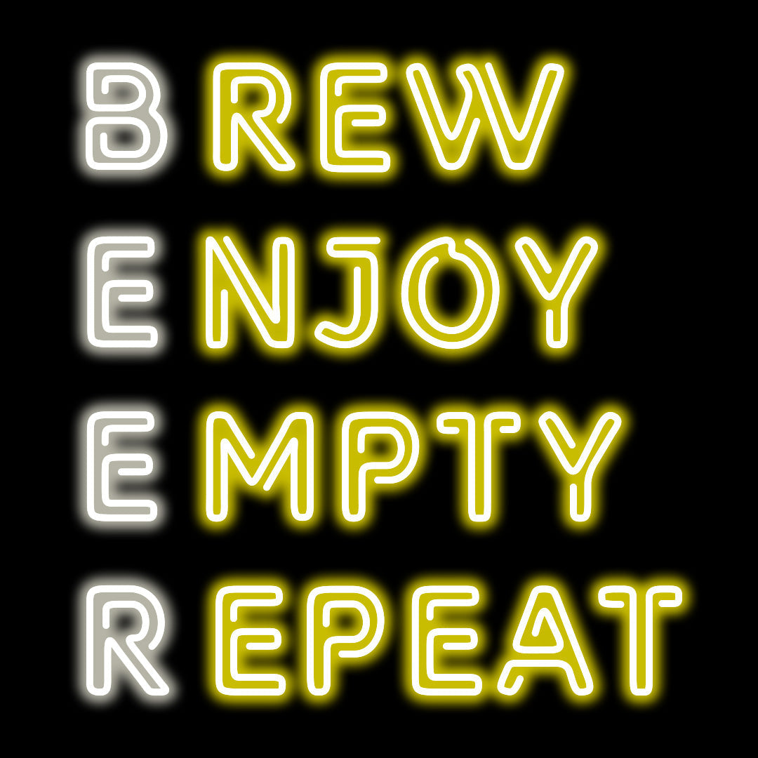 Brew Enjoy Empty Repeat Neon Sign image 2