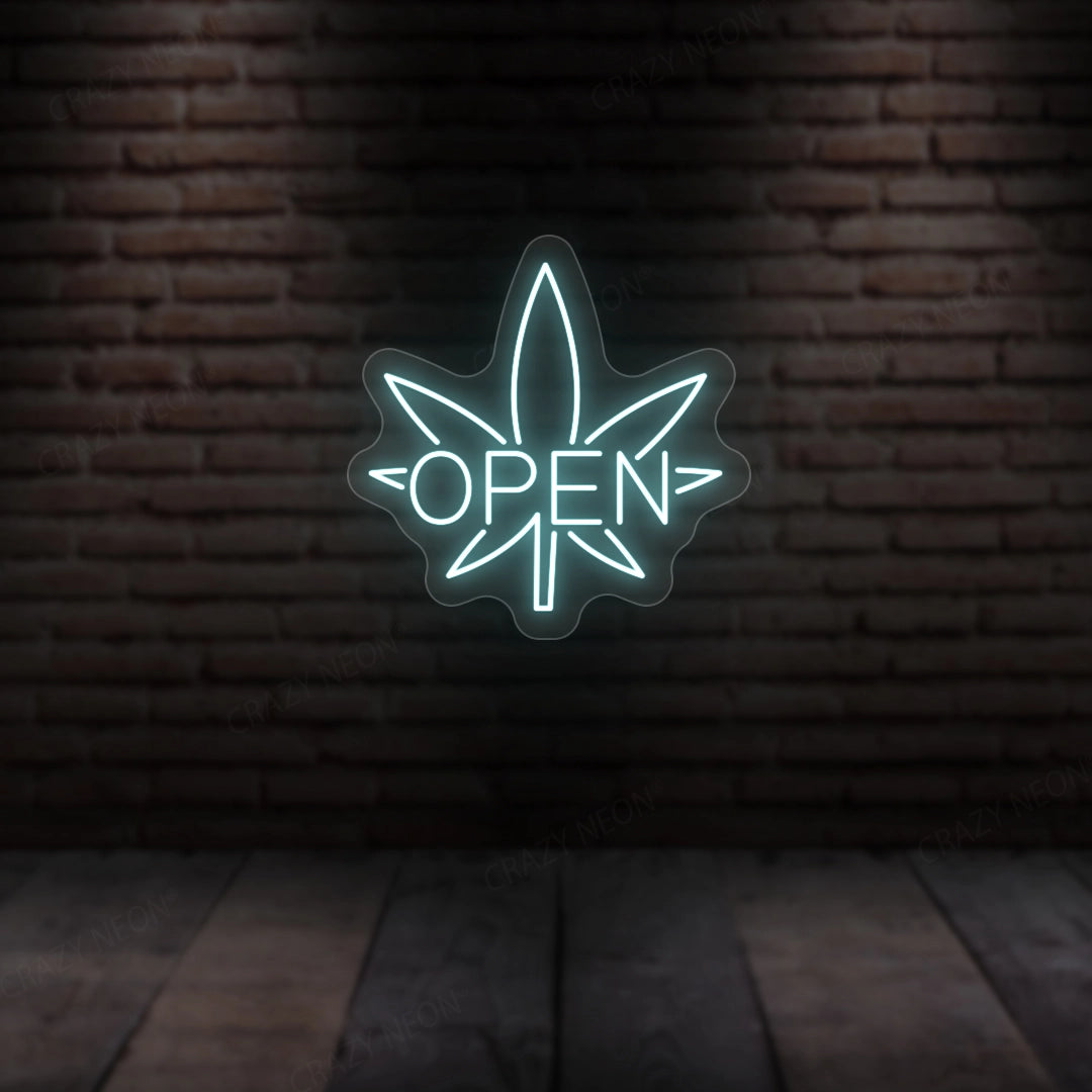 Weed Open Neon Sign image 7