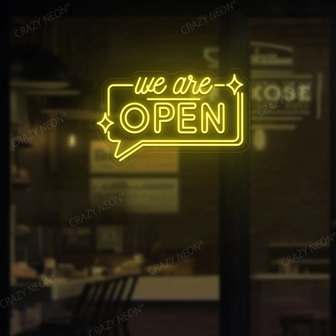 We are Open Sign in Message Box image 9