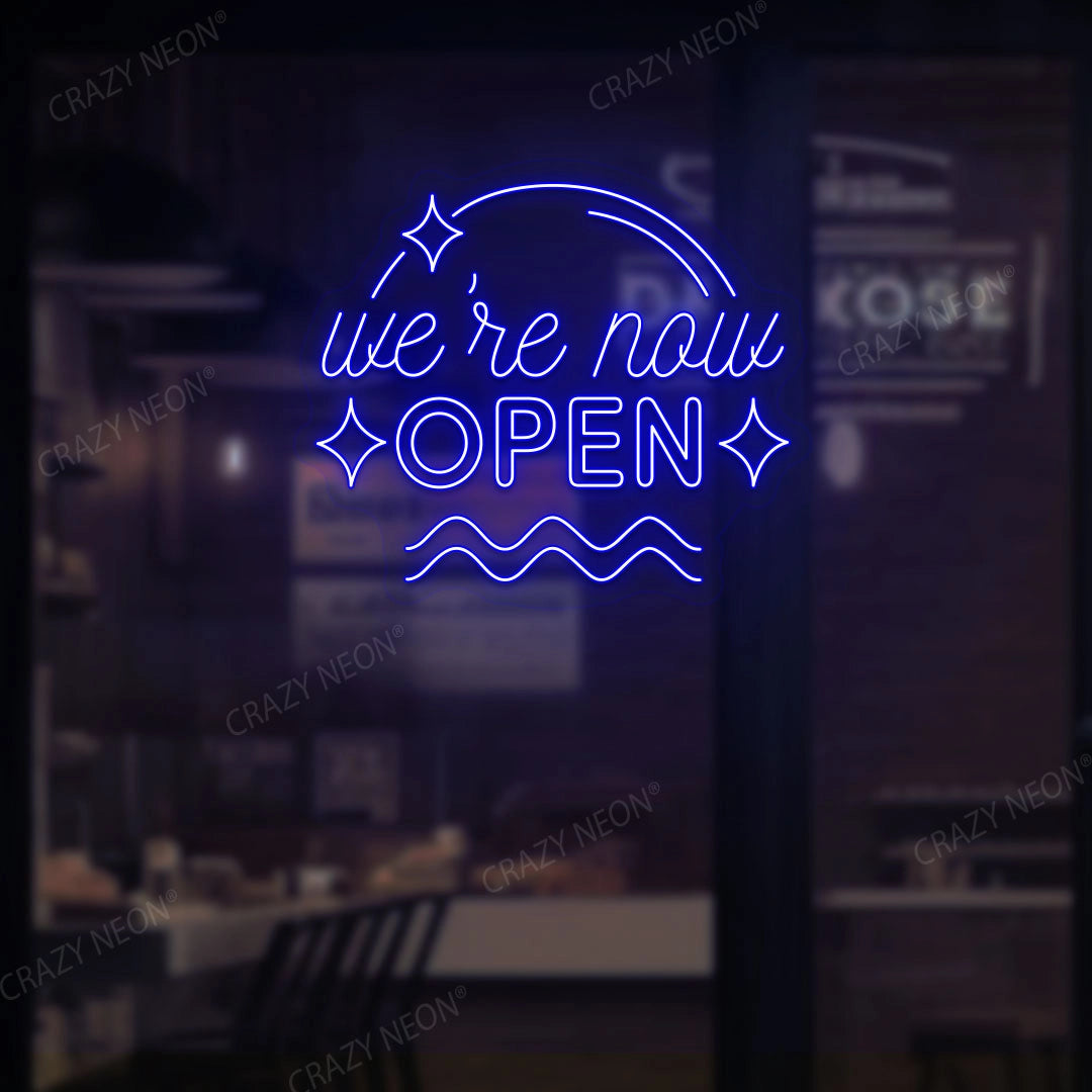 We're Now Open Sign image 5