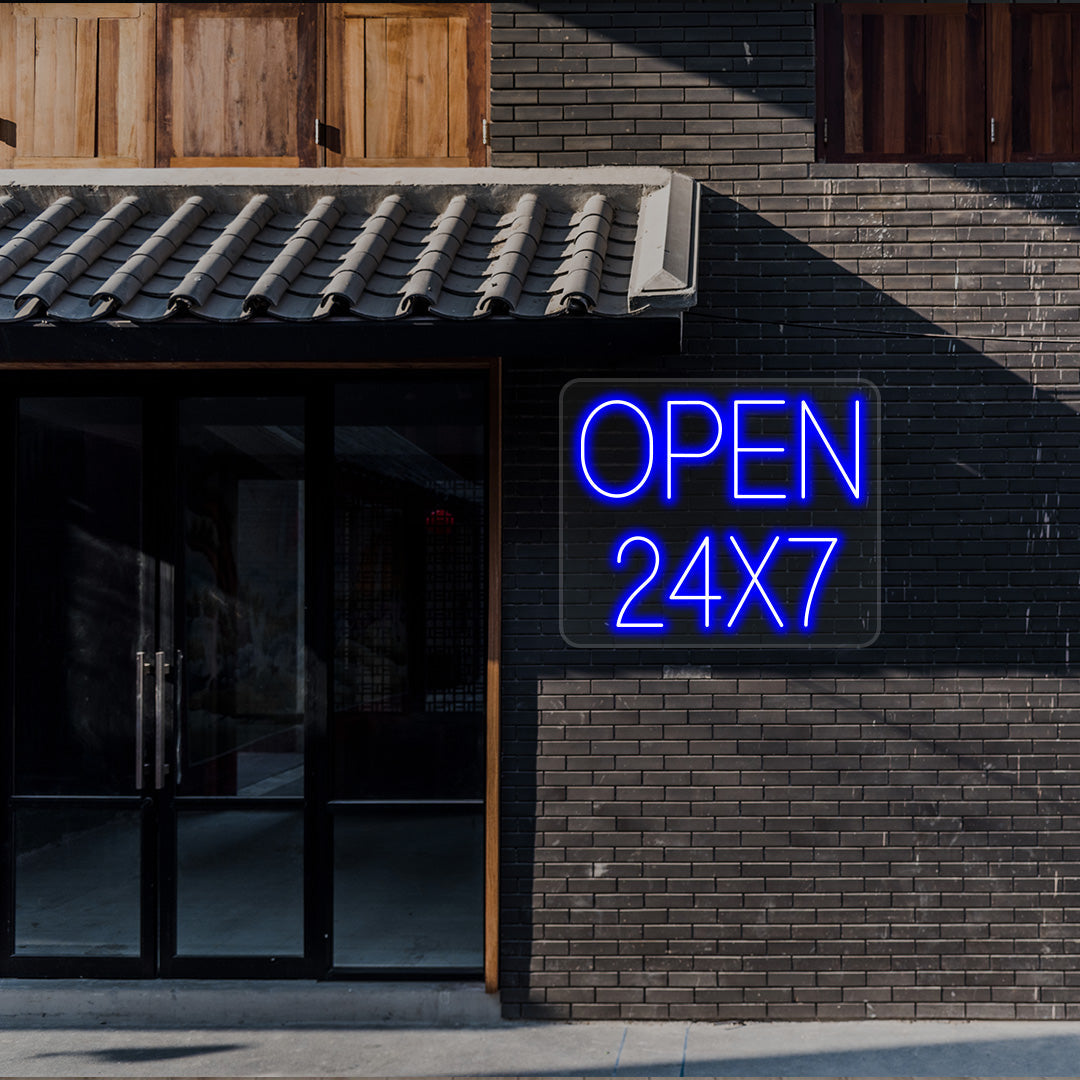 Open 24x7 Sign image 1