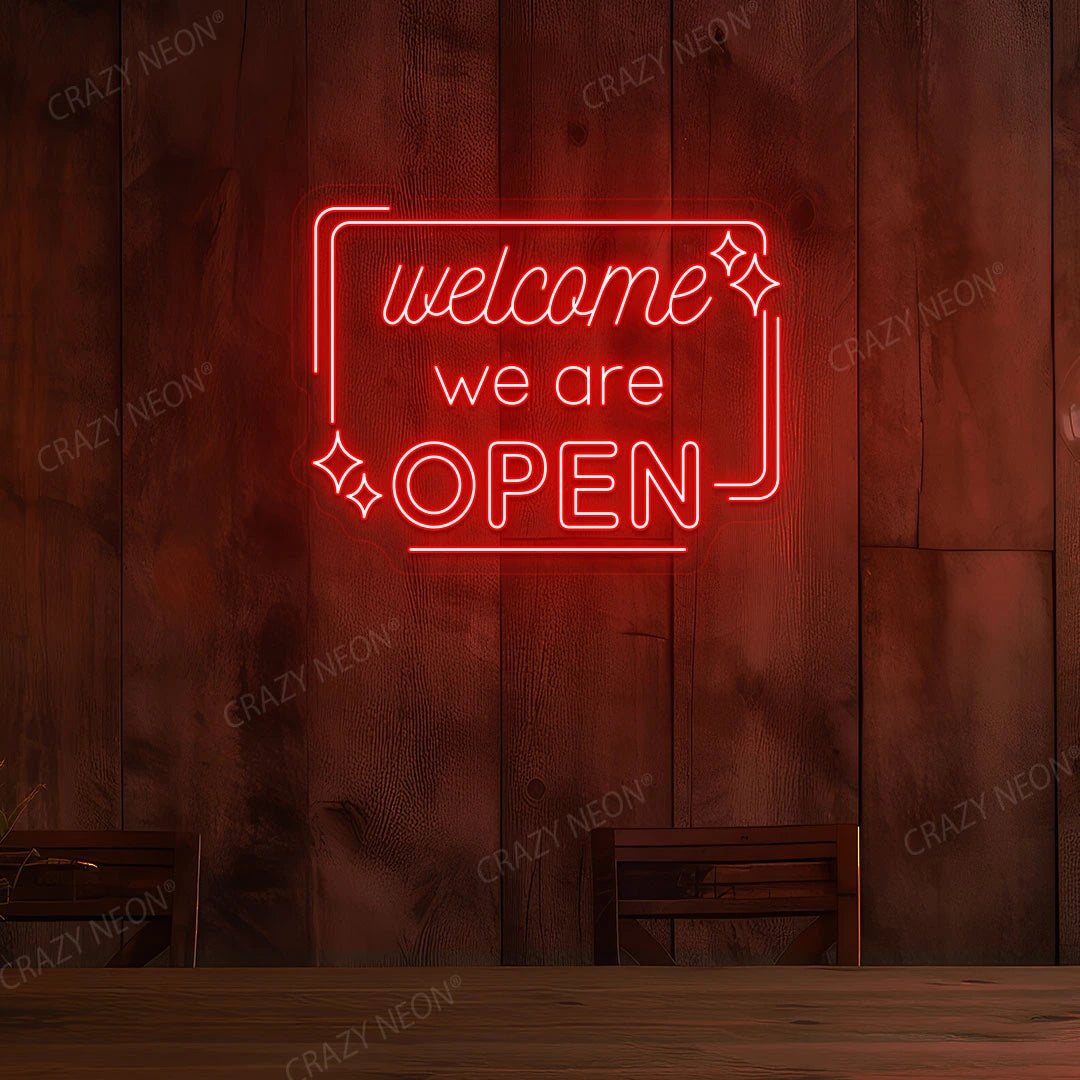 Welcome We are Open Sign image 9