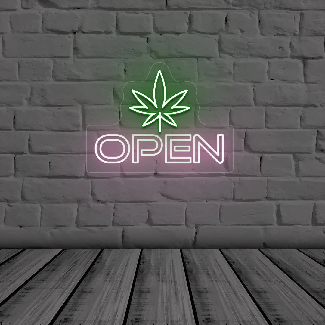 Weed Open Sign image 5