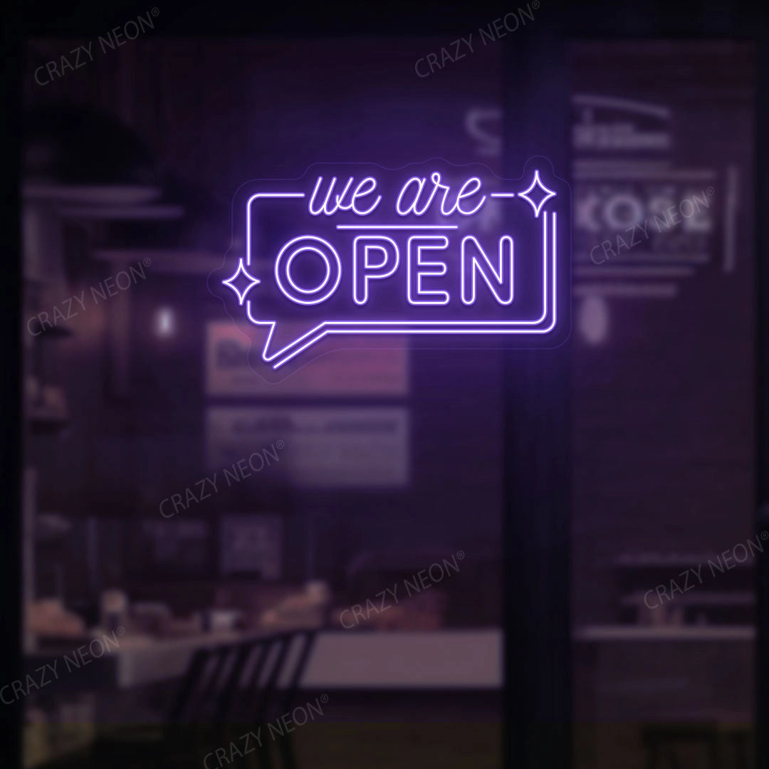 We are Open Sign in Message Box image 3