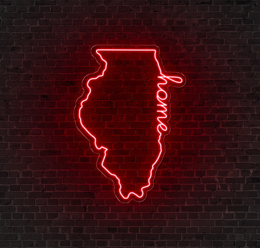 Illinois LED Neon Sign! image 1