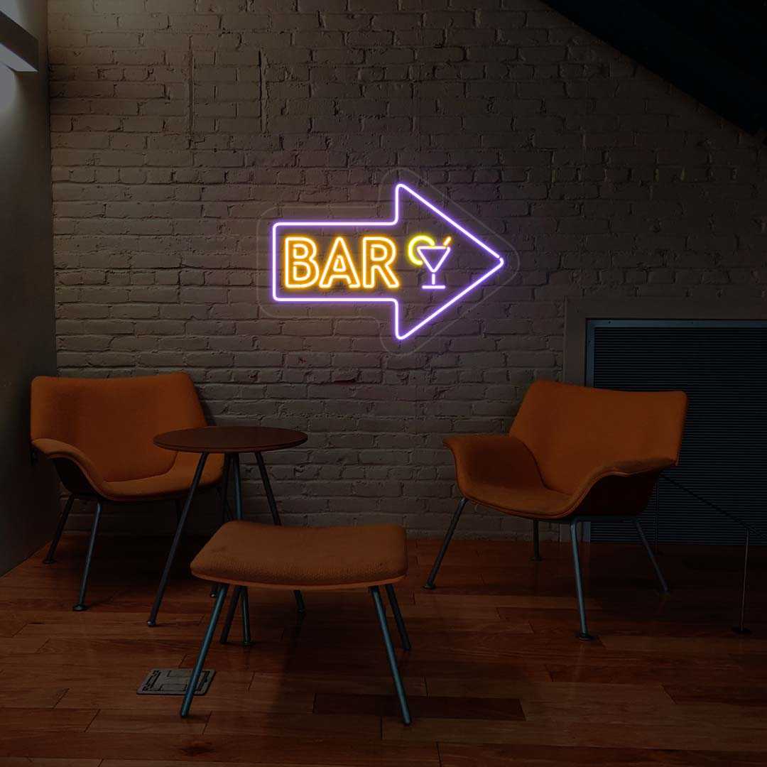 Bar Arrow Neon Sign image 2