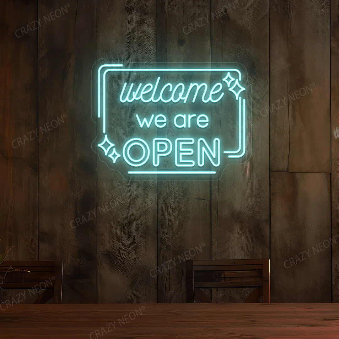 Welcome We are Open Sign image 7