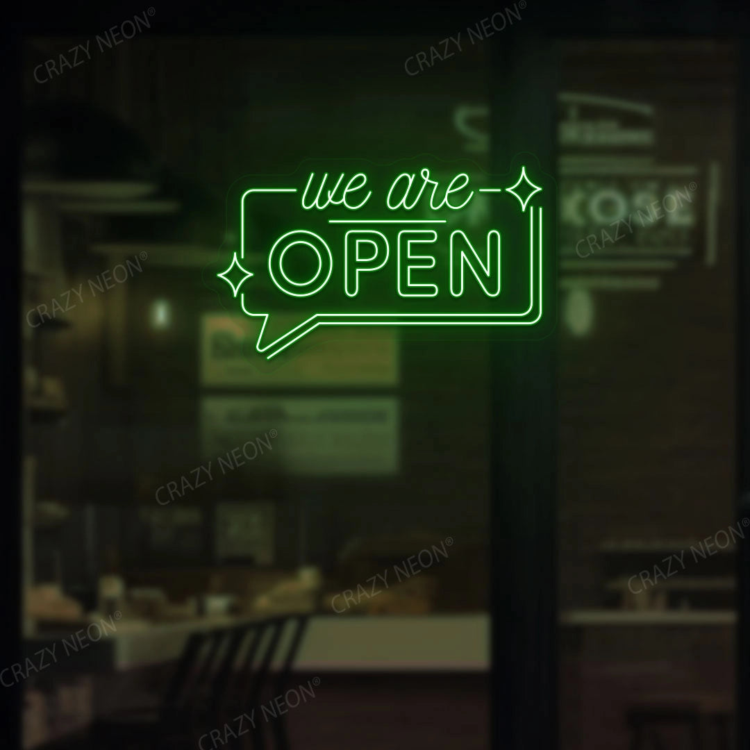 We are Open Sign in Message Box image 4