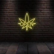 Weed Open Neon Sign image 0