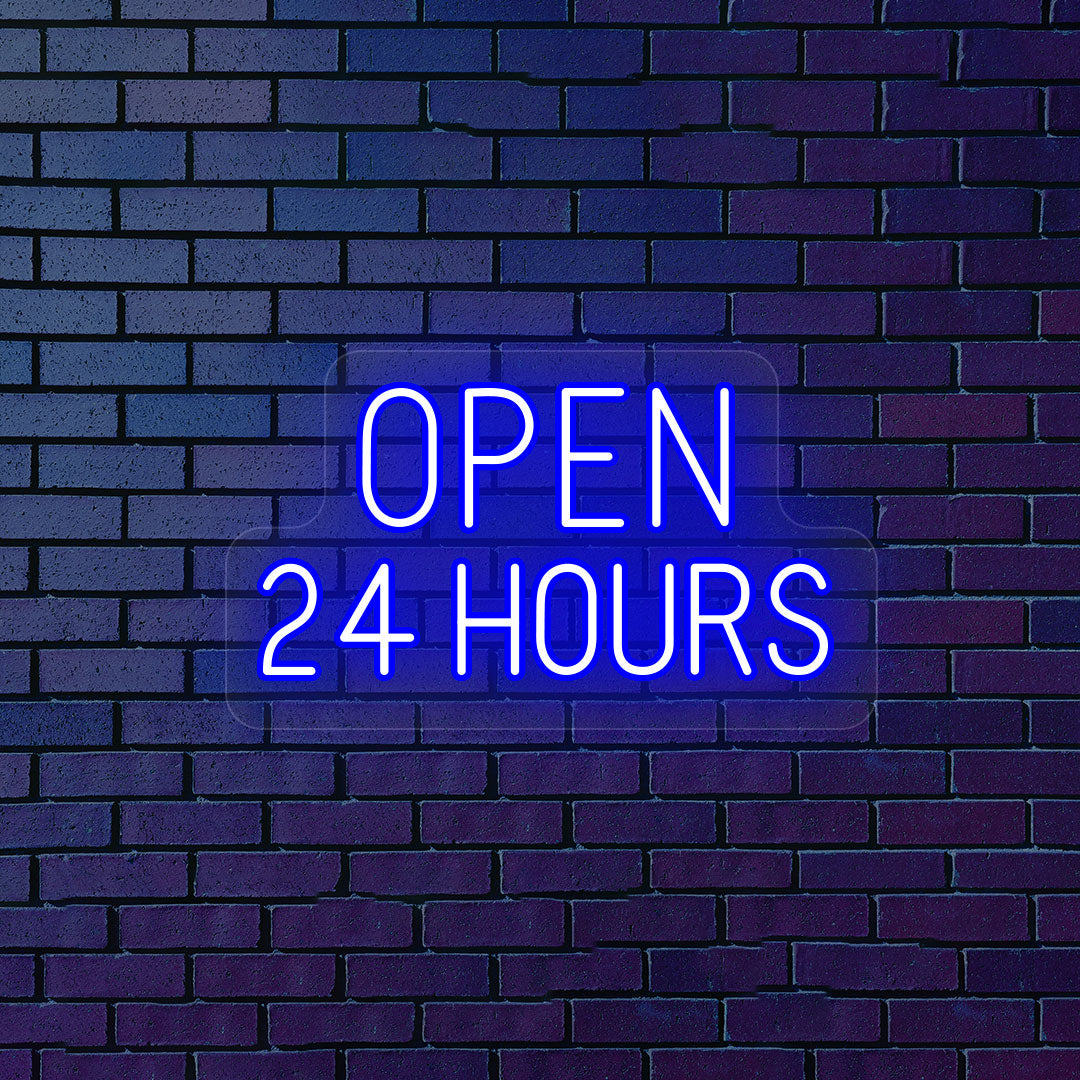 Open 24 Hours Sign image 7