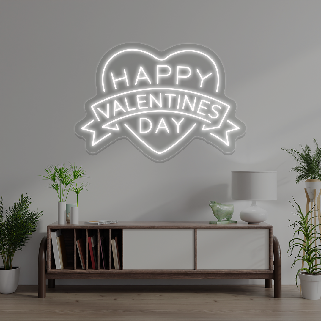 Happy Valentines Day Neon Sign image 0