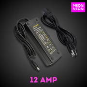 12A LED Power Supply - 12V DC 144W Adapter for LED Neon Signs & Strip Lights - MEON NEON