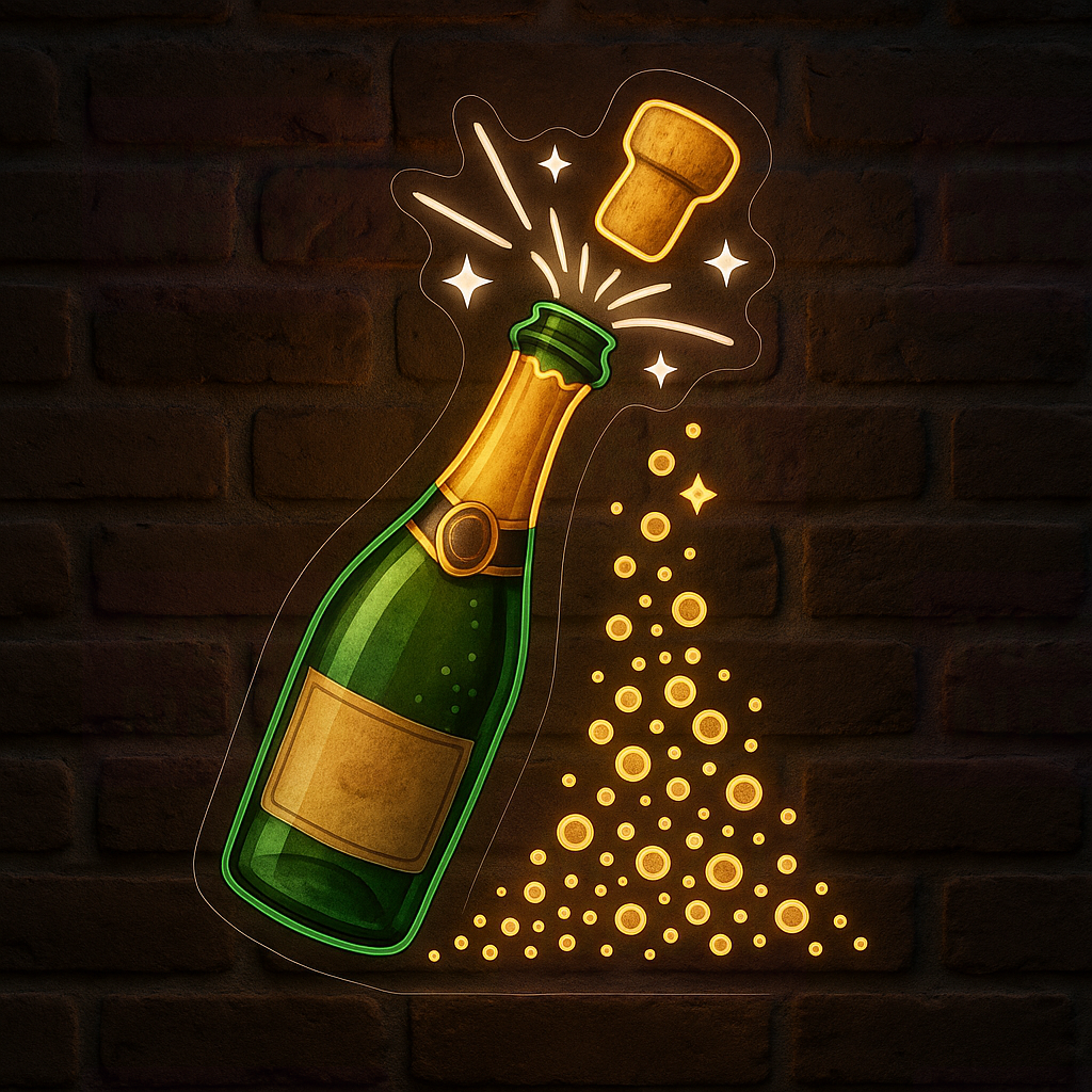 Champagne Pop Moment