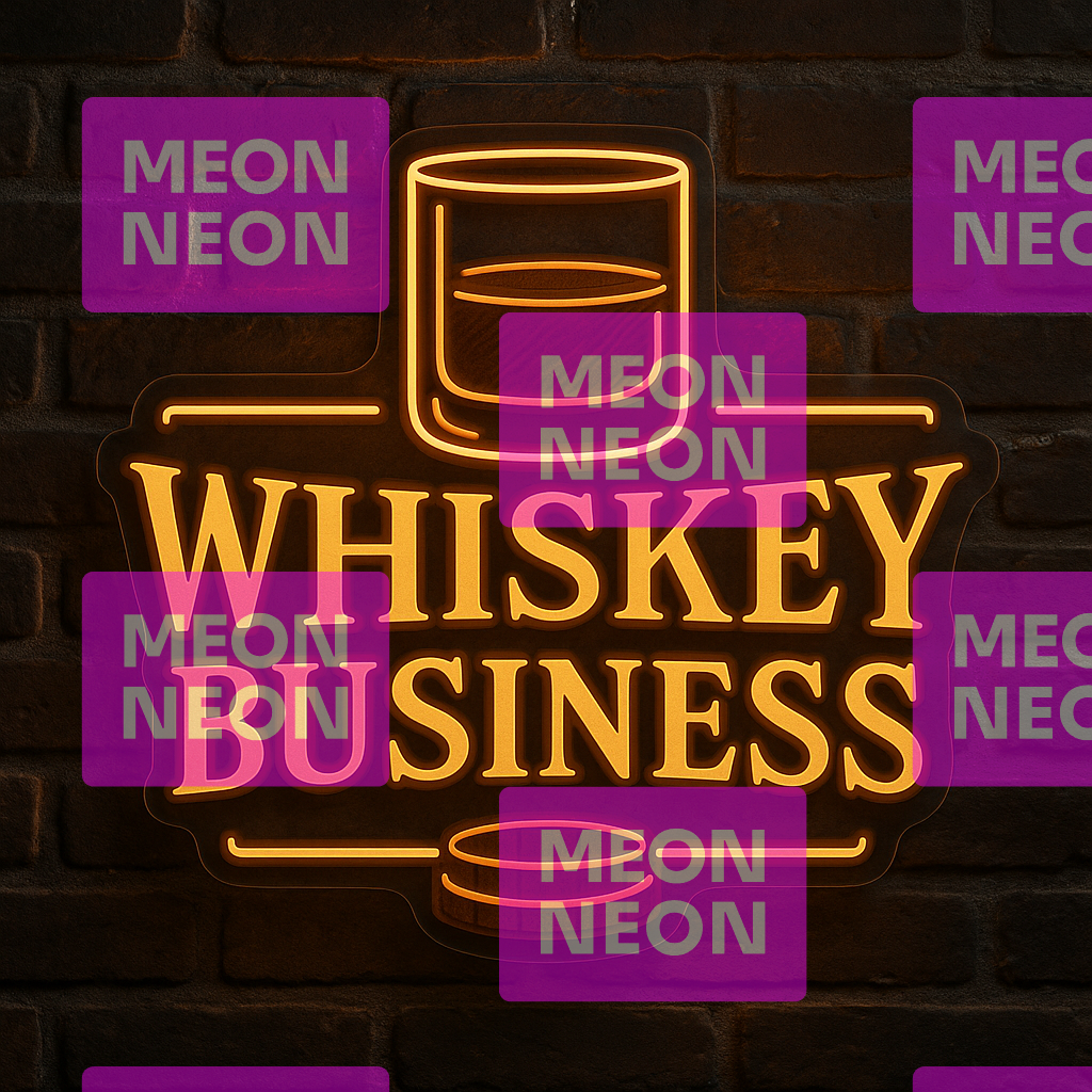 Whiskey Business LED Neon Sign