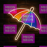 Tropical Cocktail Umbrella LED Neon Sign