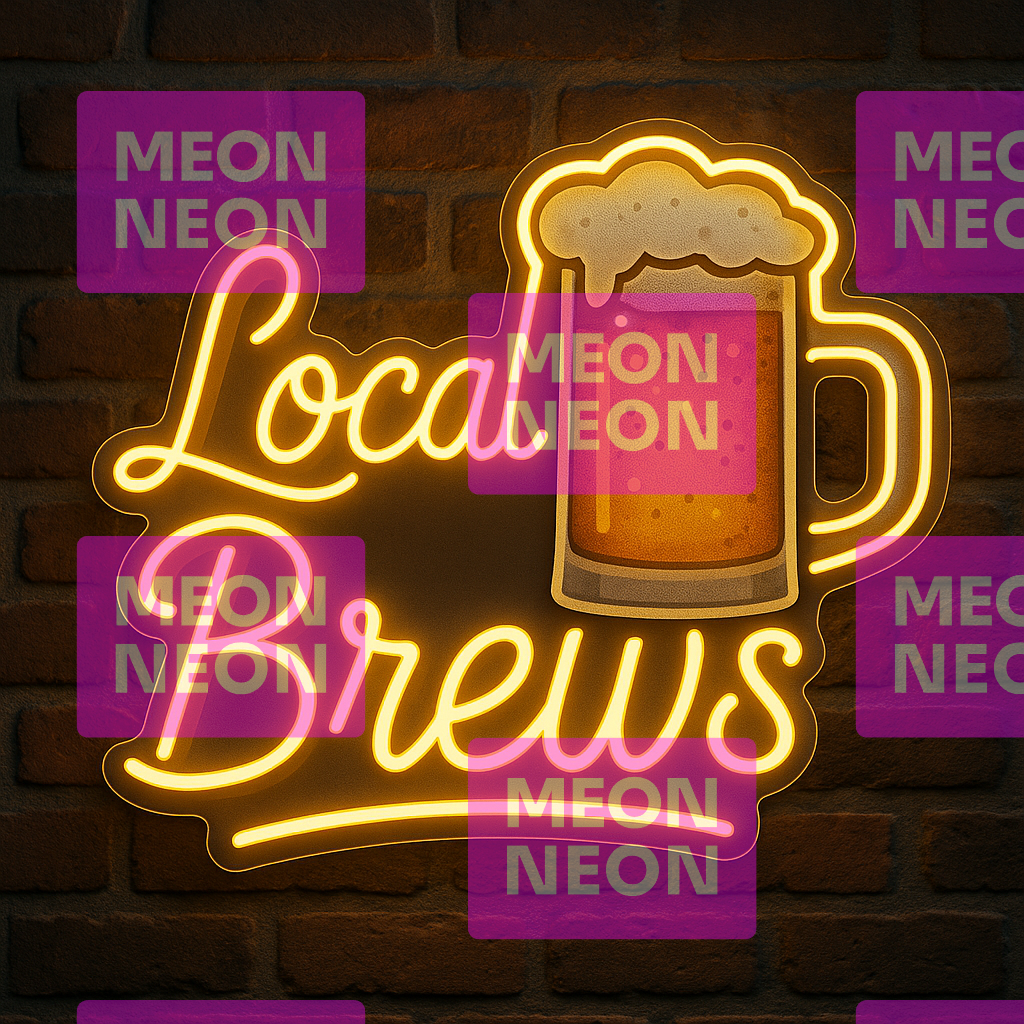 Local Brews LED Neon Sign