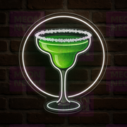 Salt Rim Circle LED Neon Sign