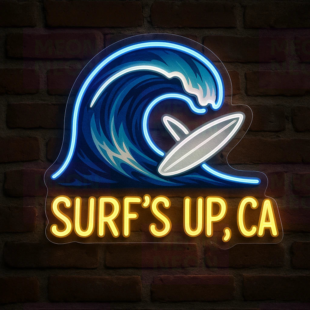 Surf's Up California LED Neon Sign