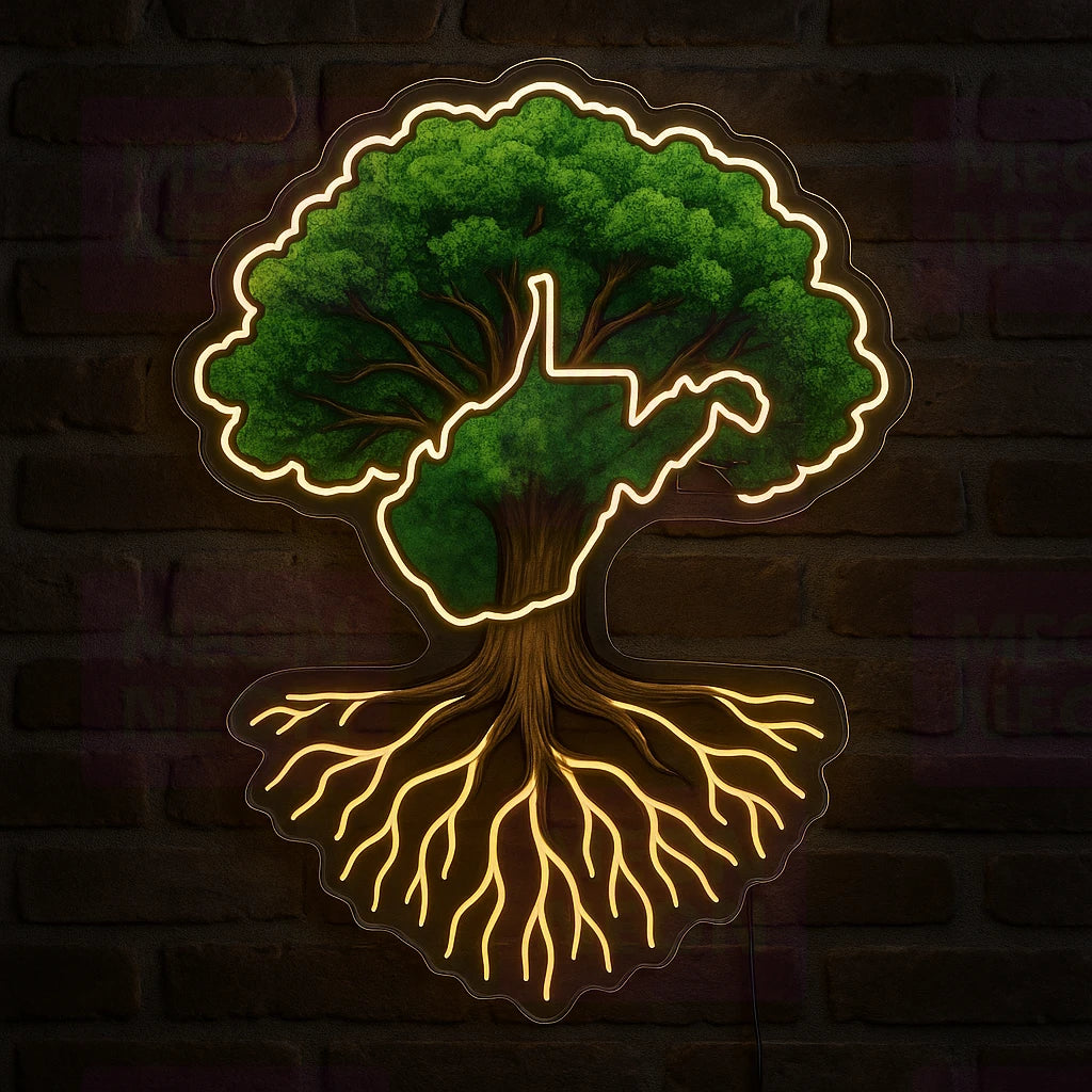 Appalachian Roots WV LED Neon Sign