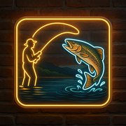 Riverside Fly Fishing LED Neon Sign