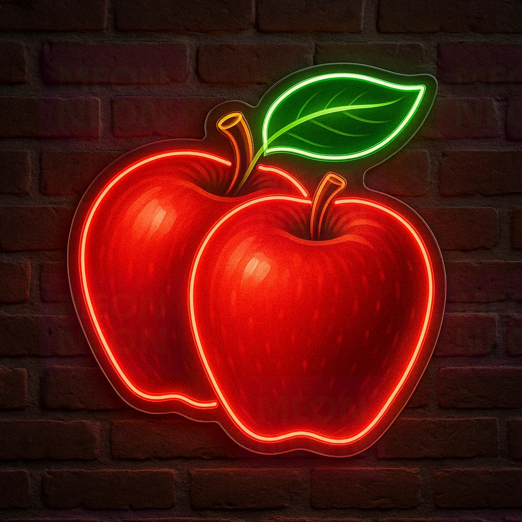 Washington Apple Harvest LED Neon Sign