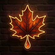 Maple Syrup Drip LED Neon Sign