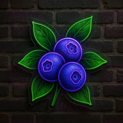 Wild Blueberry Bush LED Neon Sign