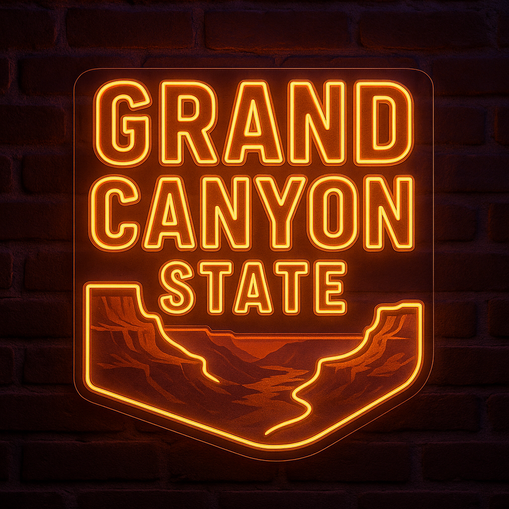 Grand Canyon State LED Neon Sign