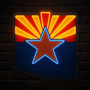 Arizona Star LED Neon Sign