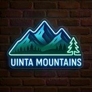 Uinta Mountains Explorer LED Neon Sign