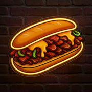 Philly Cheesesteak LED Neon Sign