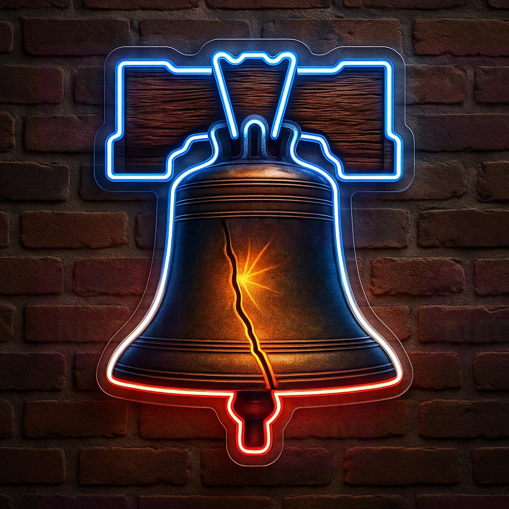 Liberty Bell Symbol LED Neon Sign