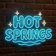 Hot Springs Sparkle LED Neon Sign