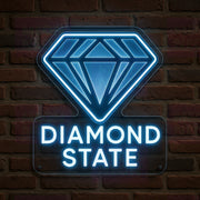 Diamond State LED Neon Sign