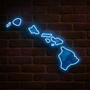 Hawaii Outline LED Neon Sign