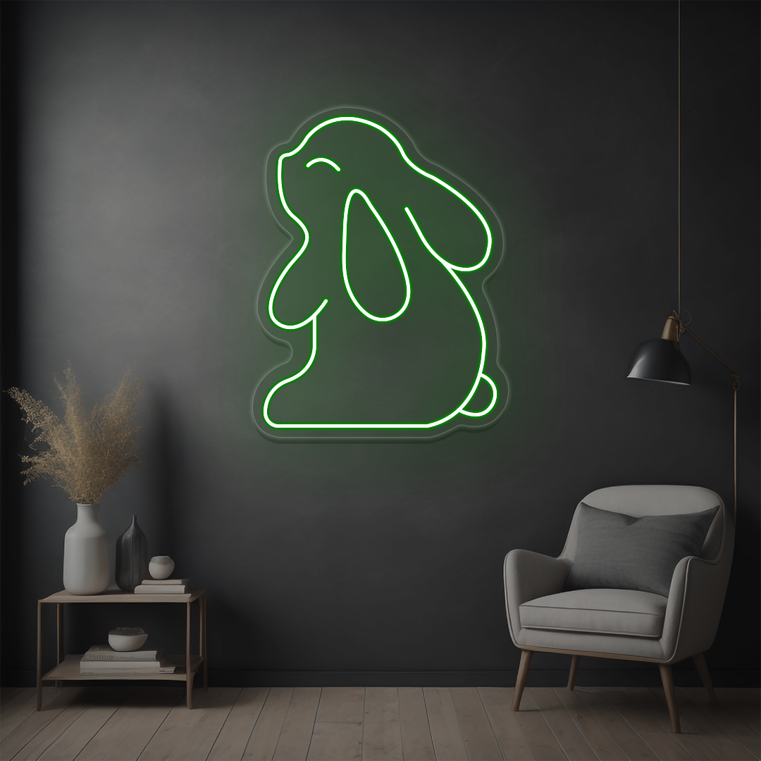 Cute Bunny Neon Sign image 8