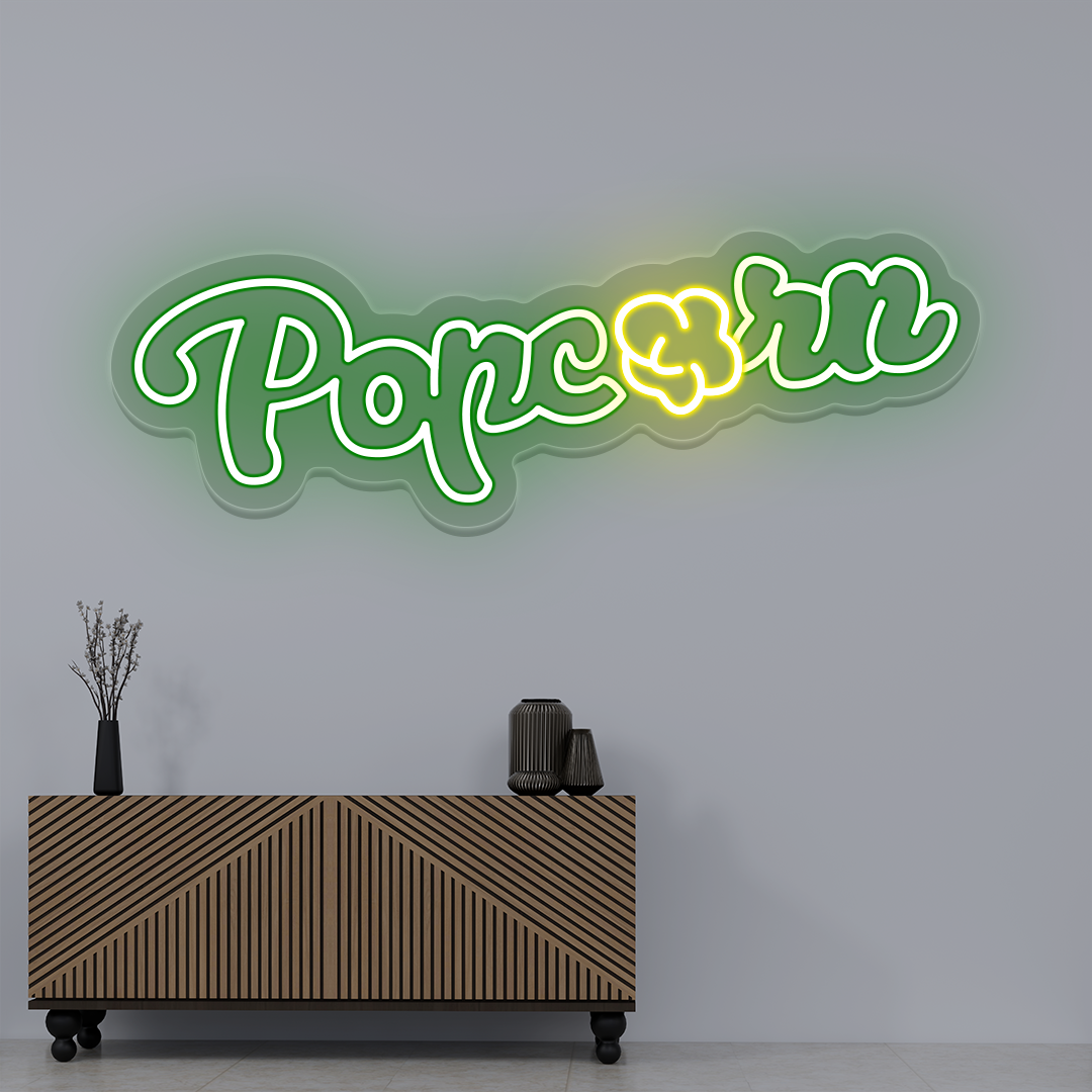 Popcorn Neon Sign image 9