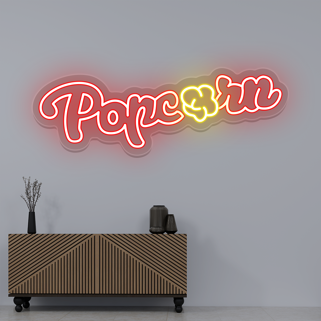 Popcorn Neon Sign image 3