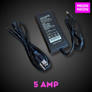 5A LED Power Supply - 12V DC 60W Adapter for LED Neon Signs & Strip Lights
