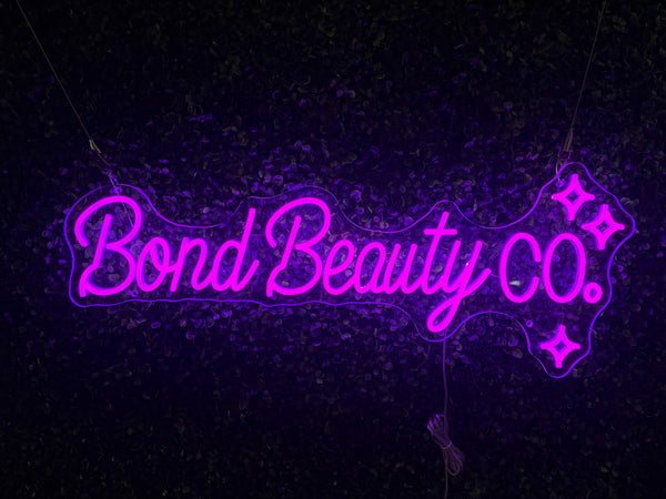 Bond Beauty CO Custom Neon Sign