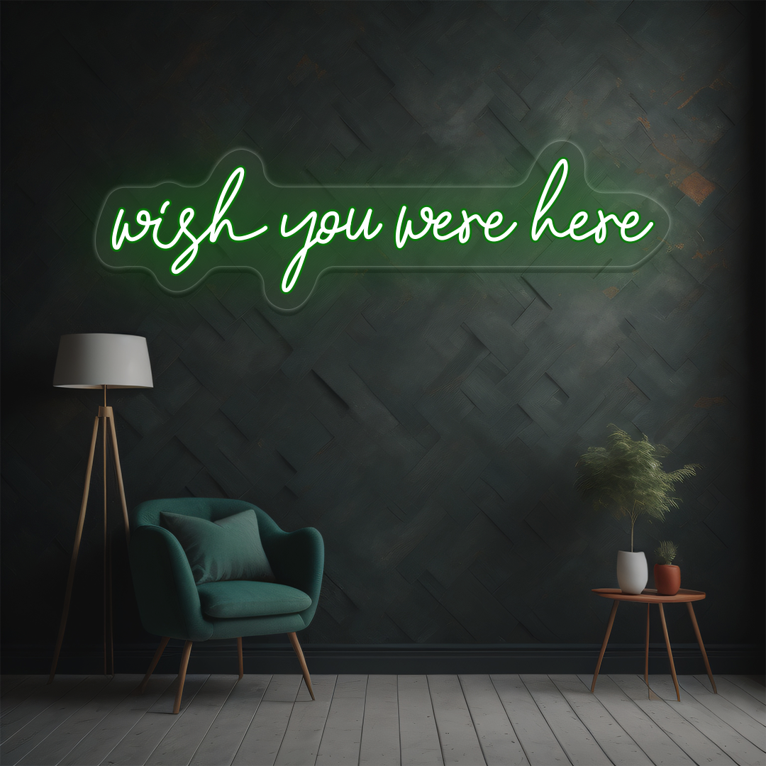 Wish You Were Here Neon Sign image 2