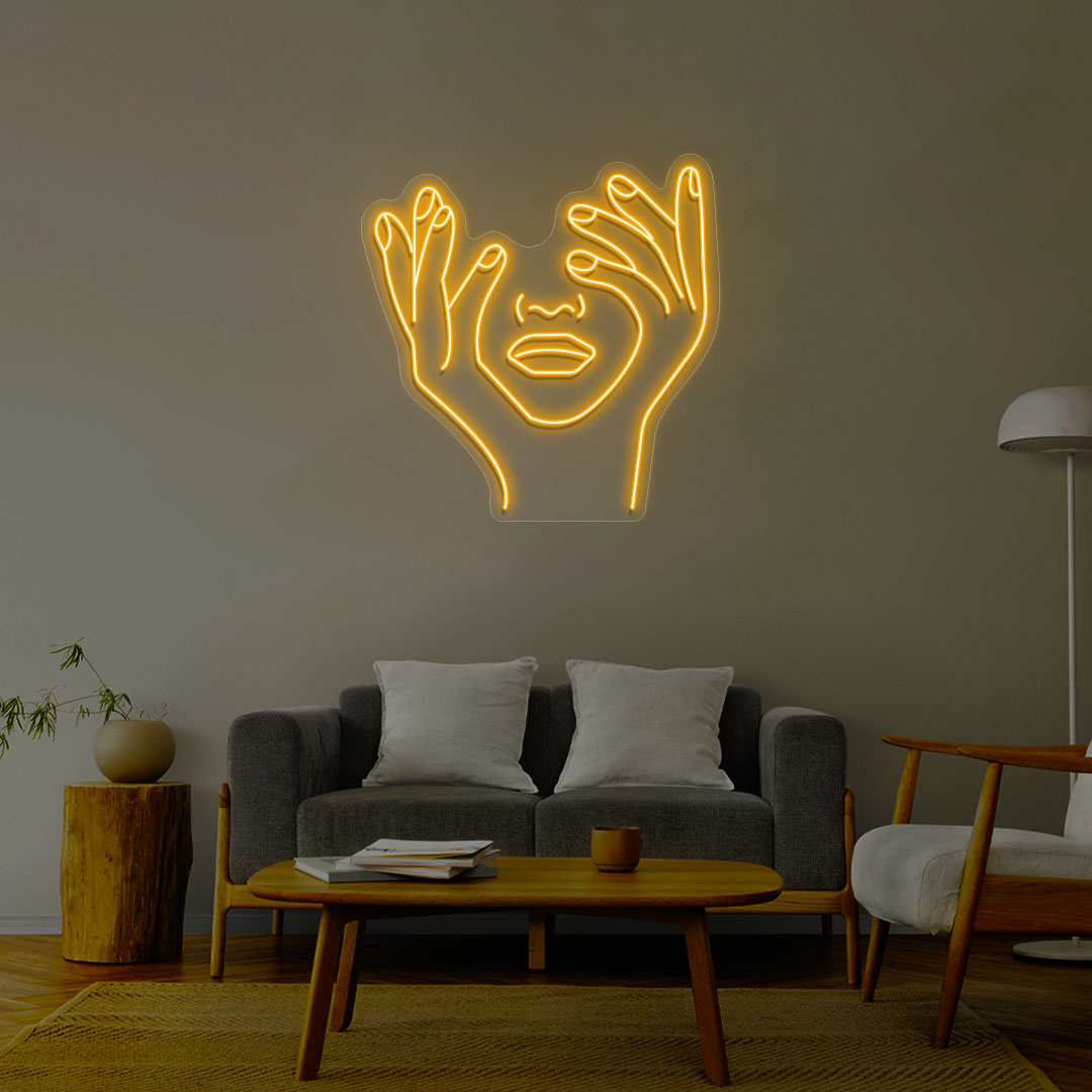 Aesthetic Face Neon Sign image 2