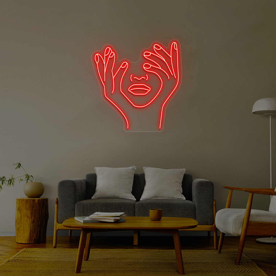 Aesthetic Face Neon Sign image 4