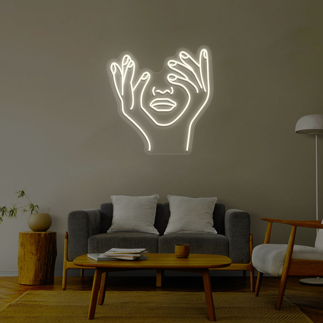 Aesthetic Face Neon Sign image 6