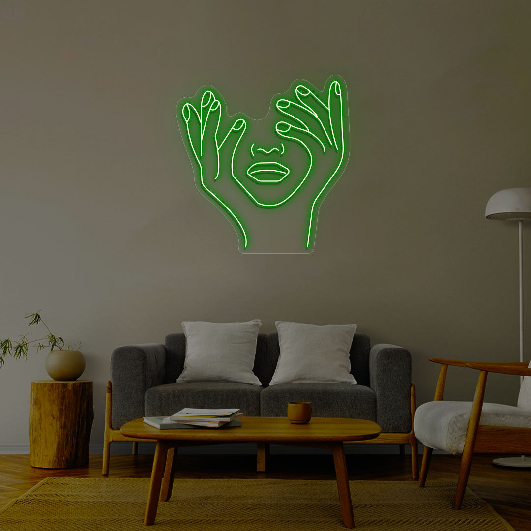 Aesthetic Face Neon Sign image 7