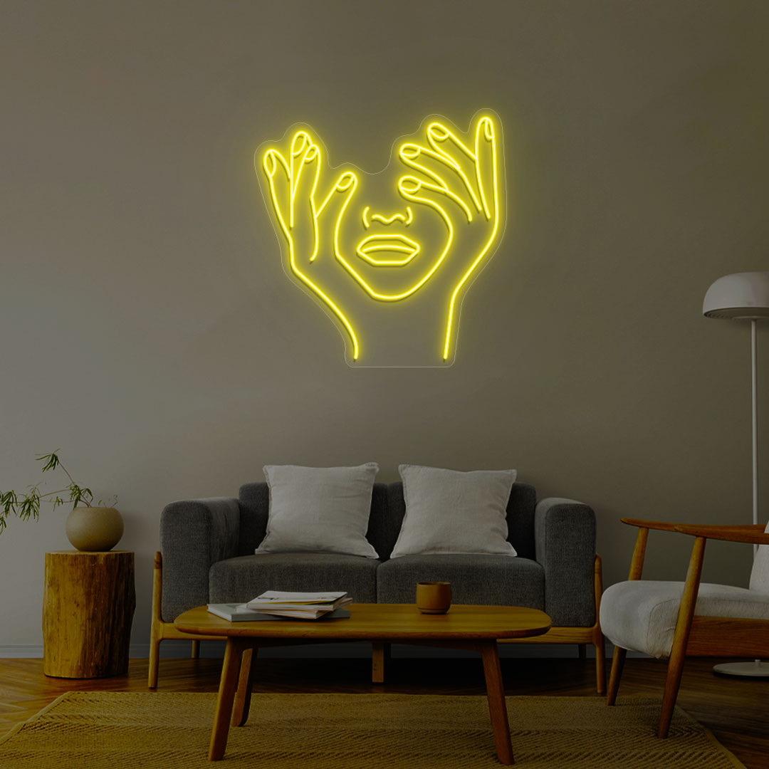 Aesthetic Face Neon Sign image 8