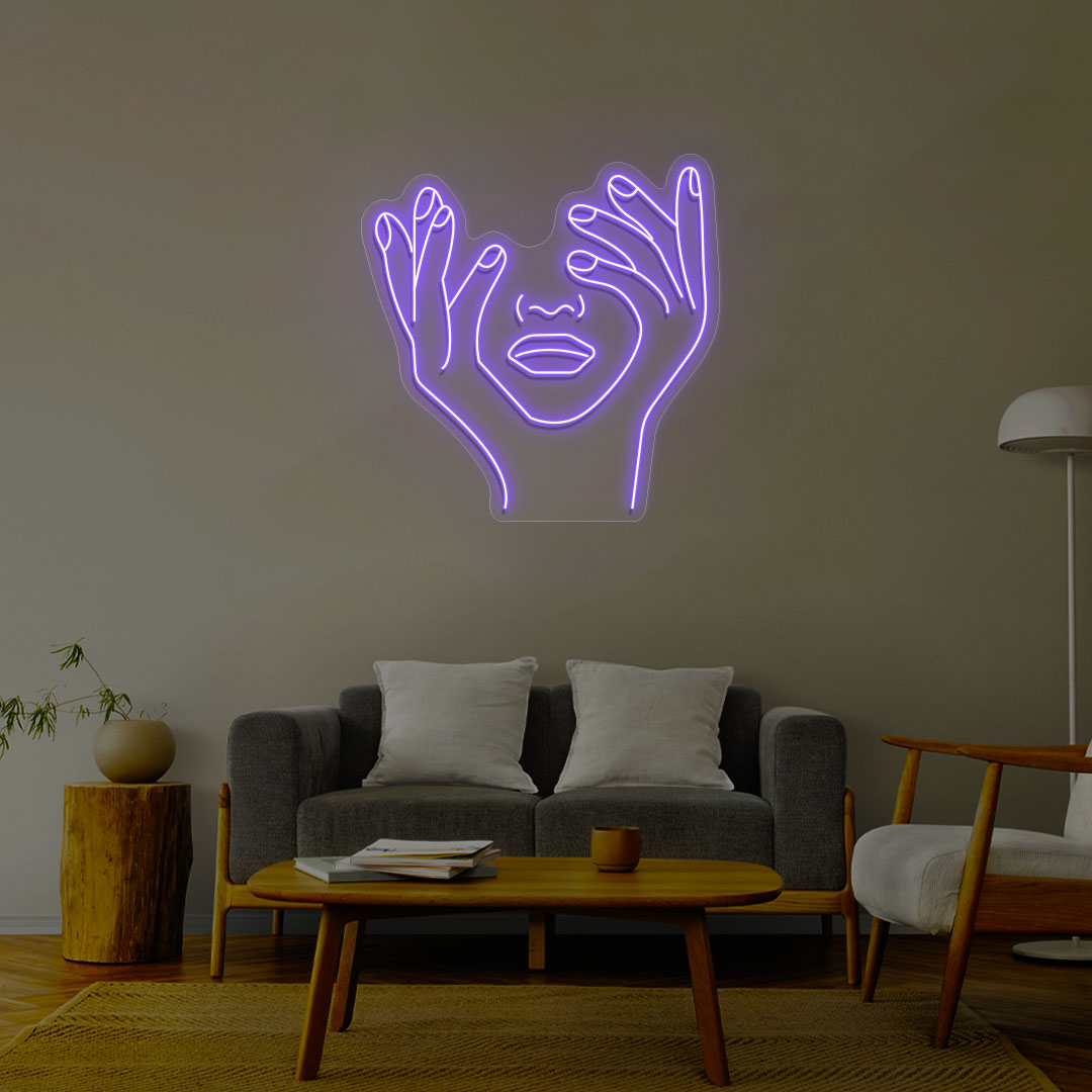 Aesthetic Face Neon Sign image 9
