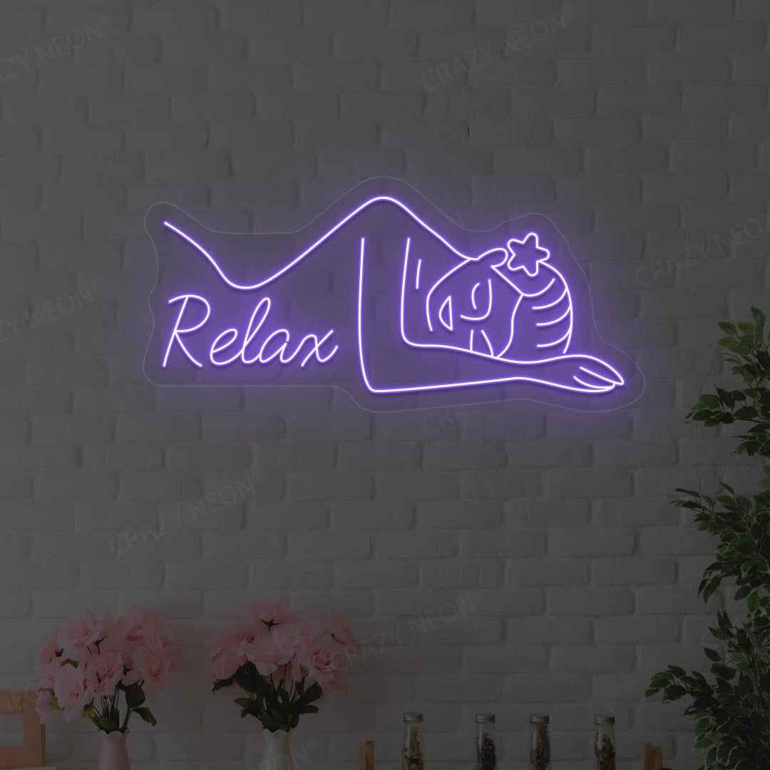 Aesthetic Relax Neon Sign image 0