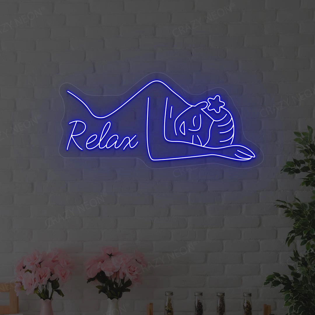 Aesthetic Relax Neon Sign image 1