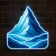 Alaskan Glacier Peak LED Neon Sign